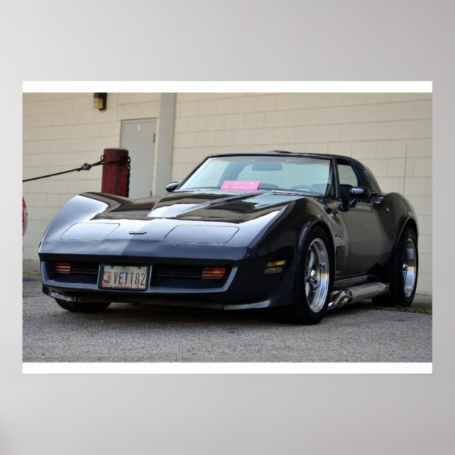 Korvette C3 1982 Poster (Vorne)