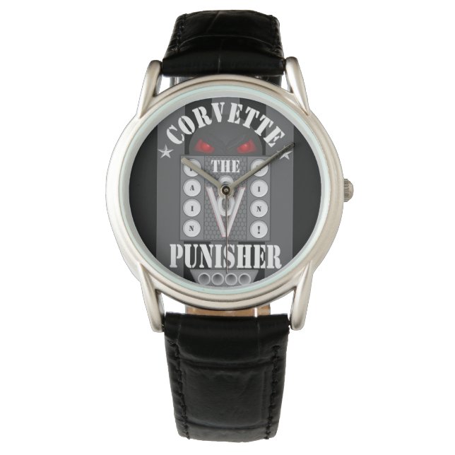 Korvette der Punisher Augen Armbanduhr (Vorderseite)