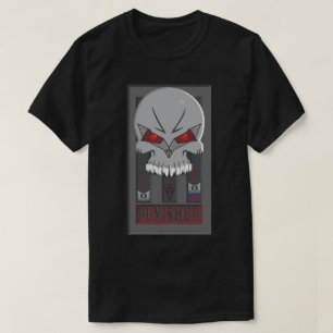 Korvette der Punisher-Schädel T-Shirt