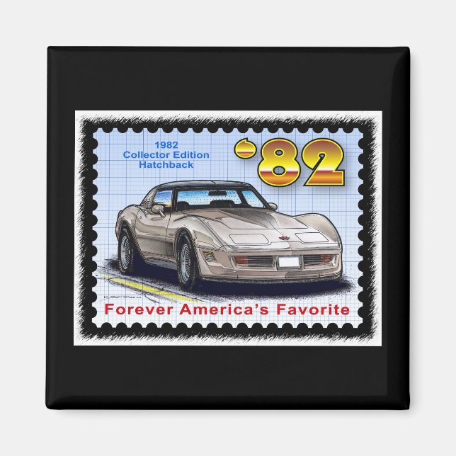 Korvette der Sonderausgabe 1982 Magnet (Vorne)