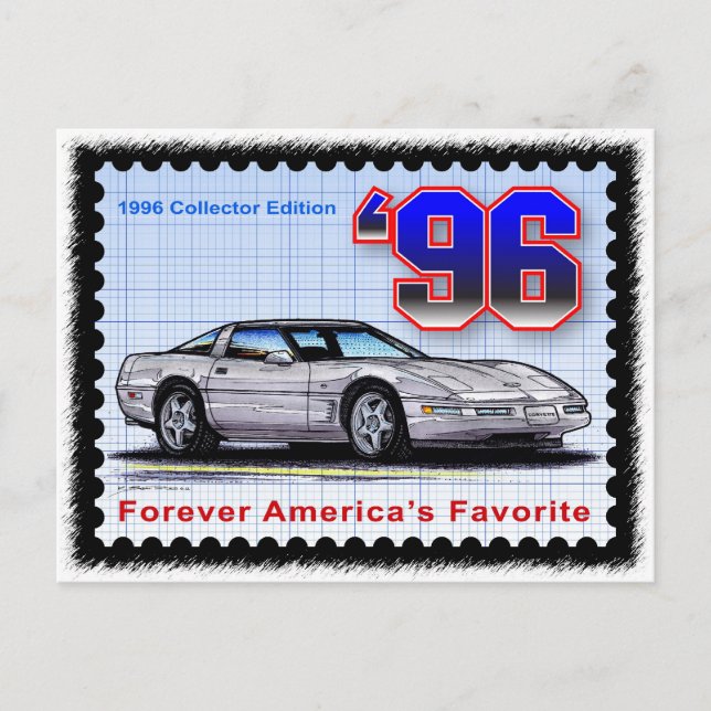 Korvette der Sonderausgabe 1996 Postkarte (Vorderseite)