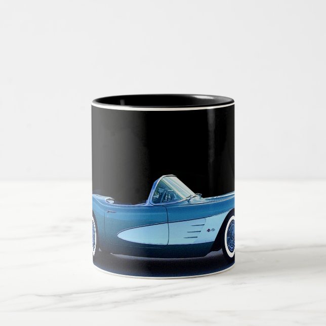 KORVETTE-KAFFEE-TASSE ZWEIFARBIGE TASSE (Mittel)
