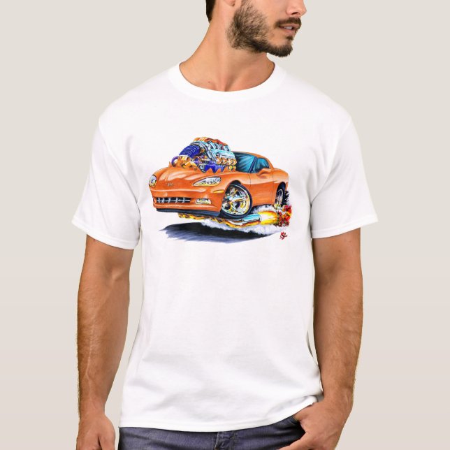 Korvette-Orangen-Auto 2005-10 T-Shirt (Vorderseite)