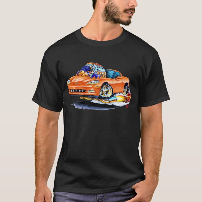 Korvette-Orangen-Auto 2005-10 T-Shirt (Vorderseite)