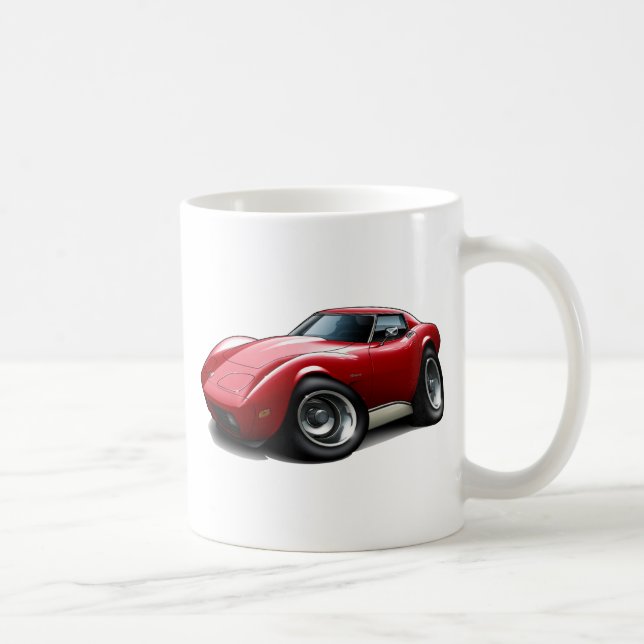 Korvette-Rot-Auto 1973-76 Kaffeetasse (Rechts)
