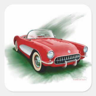 Korvette Square Sticker