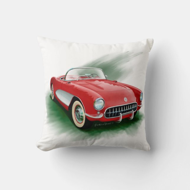 Korvette von 1957 kissen (Vorderseite)