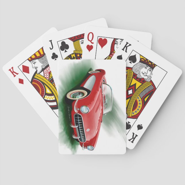 Korvette von 1957 spielkarten (Rückseite)