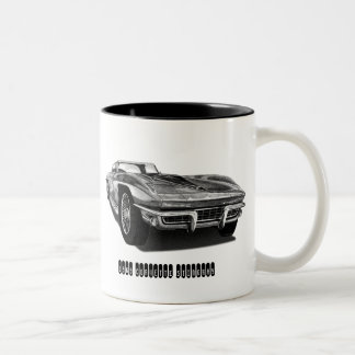 Korvettestingray-Tasse 1969 Zweifarbige Tasse
