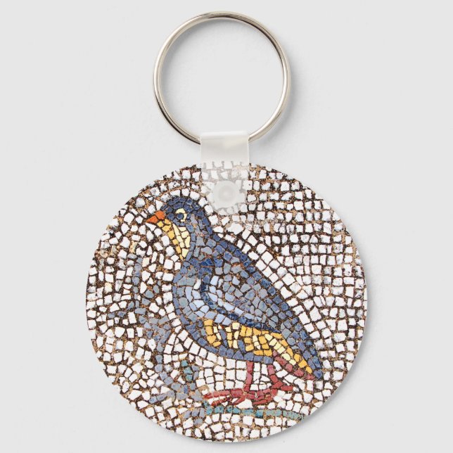 Kos Bird Mosaic Schlüsselanhänger (Vorderseite)