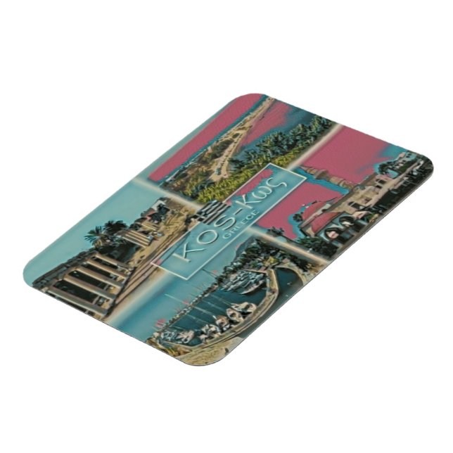 Kos - Griechenland - Mosaik - Magnet (Linke Seite)