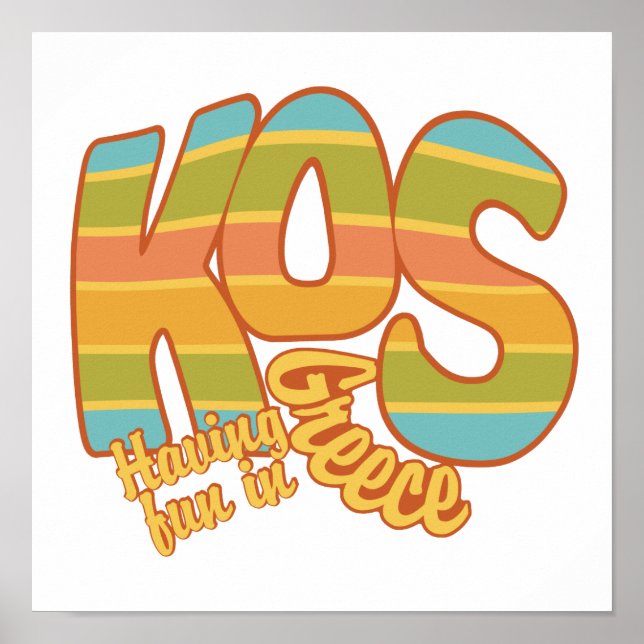 KOS Griechenland-Zollposter Poster (Vorne)