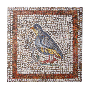 Kos-Vogel-Mosaik-Keramik-Untersetzer-Fliese Fliese