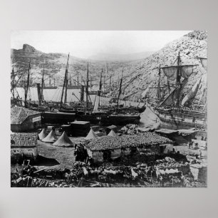 Kosakenbucht, Krim, c.1855 Poster