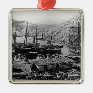 Kosakenbucht, Krim, c.1855 Silbernes Ornament