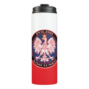 Kosciusko Runde Polnisch Texan Thermosbecher
