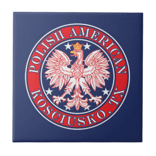 Kosciusko Texas Polnischer Adler Fliese