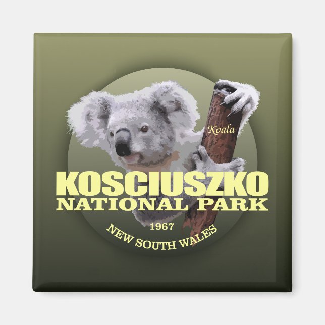 Kosciuszko NP (Koala) WT Magnet (Vorne)