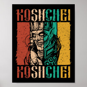 Koshchei Unsterbliche Abstammung Heidentum Ukraine Poster