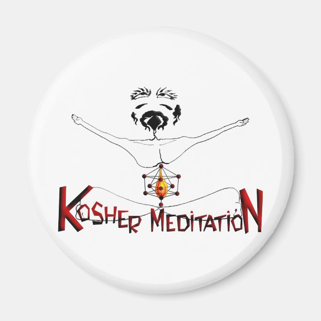 Kosher-Meditation Magnet (Vorne)
