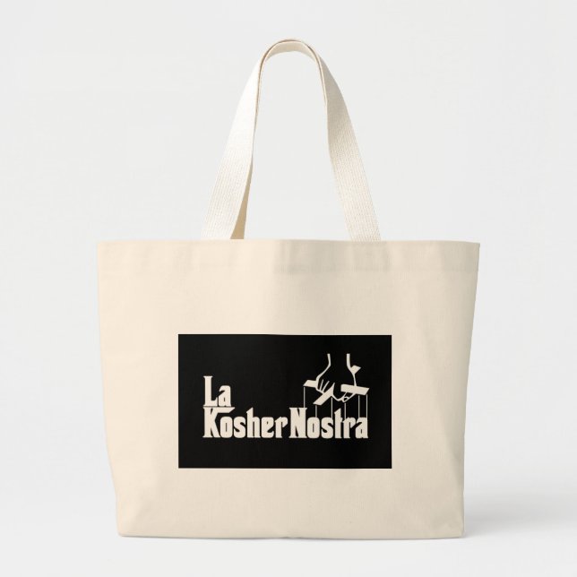 Kosher Nostra Jumbo Stoffbeutel (Vorne)