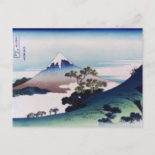 Koshu inume-toge, Hokusai Postkarte