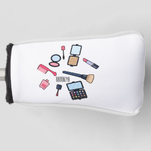 Kosmetik / Make-up Cartoon Illustration Golf Headcover