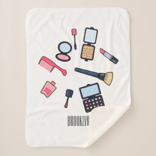 Kosmetik / Make-up Cartoon Illustration Sherpadecke