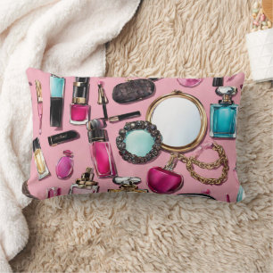 Kosmetik Makeup Brushes Nailpolish Throw Kissen