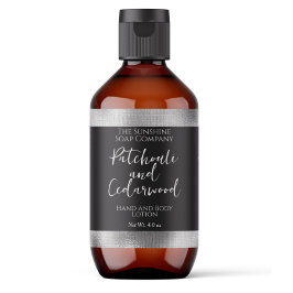 Kosmetik- oder Seifenverpackungs-Etikett - Schwarz