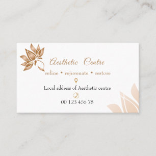 Kosmetik-, Schönheits- & Make-up-Center Visitenkar Visitenkarte