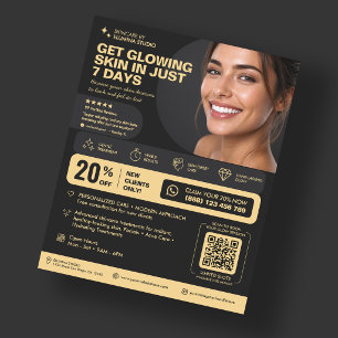 Kosmetikerin Schönheitsexpertin Kosmetologin Elega Flyer