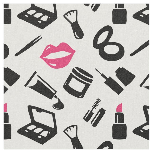 Kosmetikmuster Stoff (Nahaufnahme)