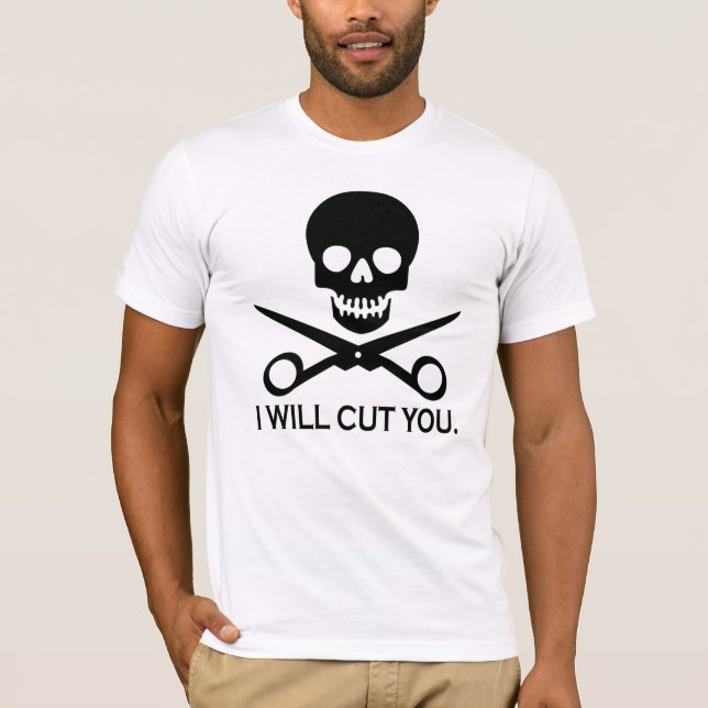 Kosmetiksalon-Pirat T-Shirt (Vorderseite)