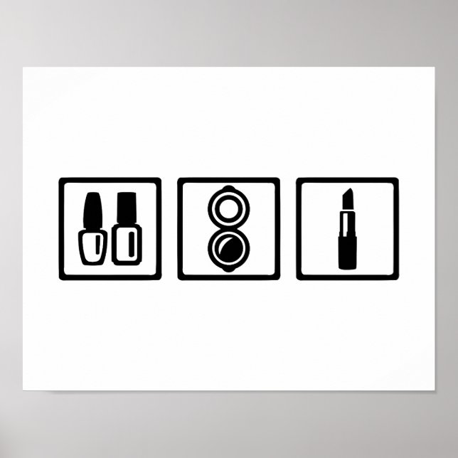 Kosmetikum-Make-up Poster (Vorne)
