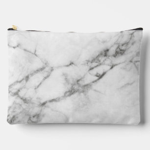 Kosmetische Bag aus grauem Marmor Zubehörtasche