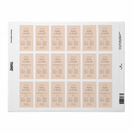 Kosmetische Öletiketten/Tropferflaschen mit Qrcode Adressaufkleber