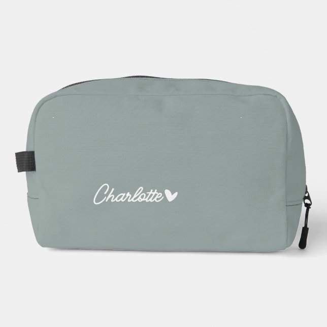 Kosmetische Reisetasche, Personalisiertes Brautpar Waschbeutel (Vorderseite)
