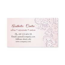 Kosmetische Visitenkarte, Beauty & Make-up Center