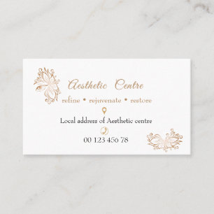 Kosmetische Visitenkarte, Beauty & Make-up Center Visitenkarte
