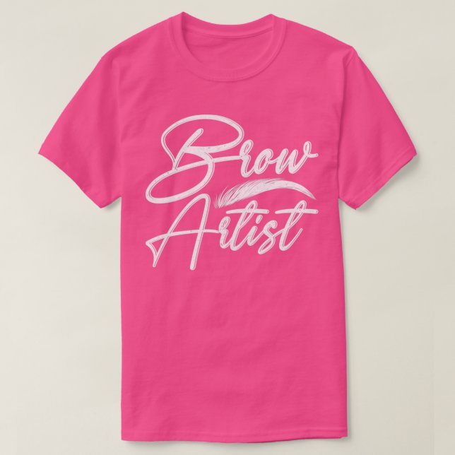 Kosmetischer Knochenarzt Makeup Artist Beauty Brow T-Shirt (Design vorne)