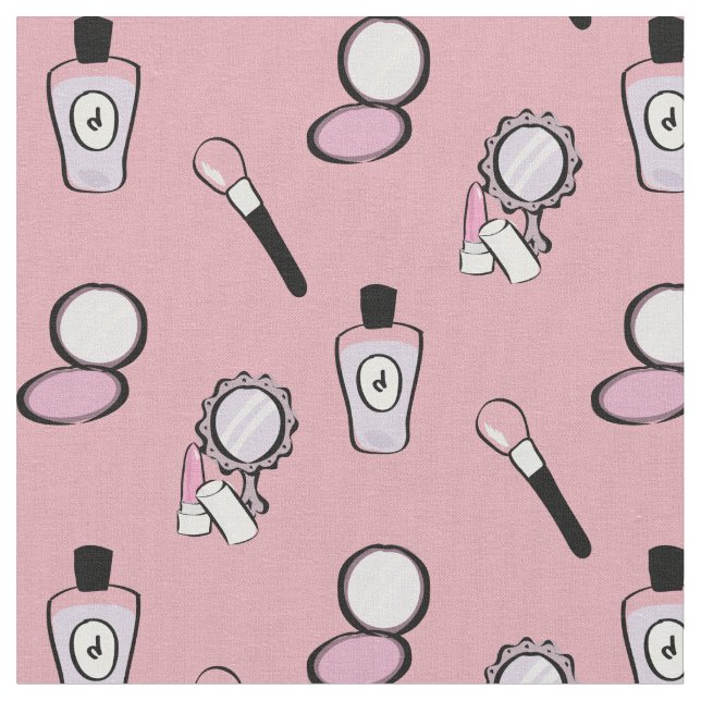 Kosmetisches Muster modern rosa Stoff (Nahaufnahme)