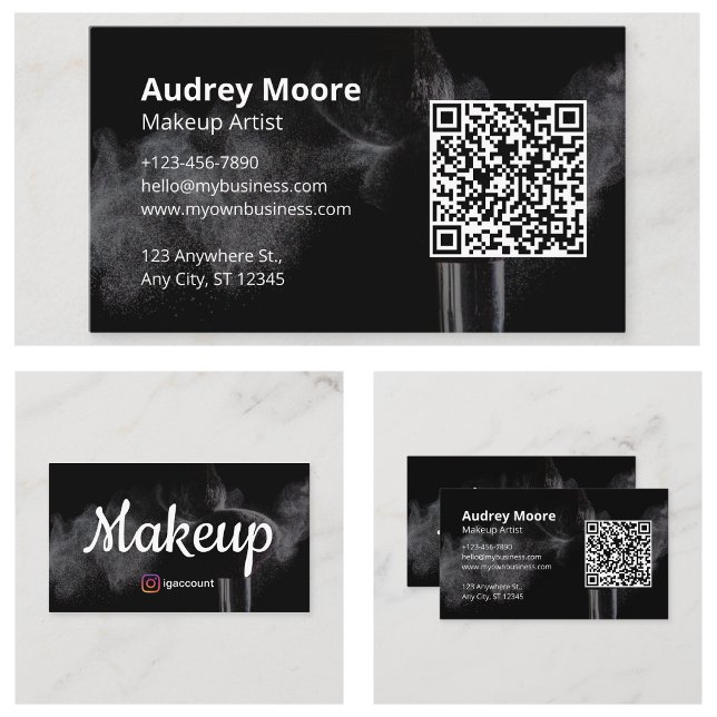 Kosmetologe Makeup Artist Visitenkarte (Cosmetologist Makeup Artist Business Card
)