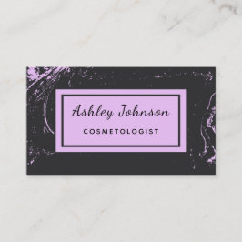 Kosmetologin Esthetician Modern Chic Feminine Visitenkarte