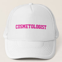KOSMETOLOGISTISCHE Typografie in rosa Kosmetologie