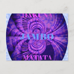 Kosmic Hakuna Art Print Postkarte