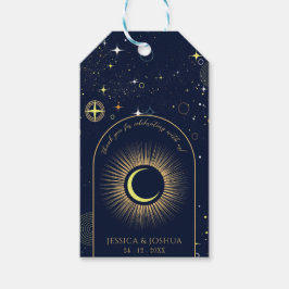 Kosmic Midnight Blue Mystical Star Dust Geschenkanhänger