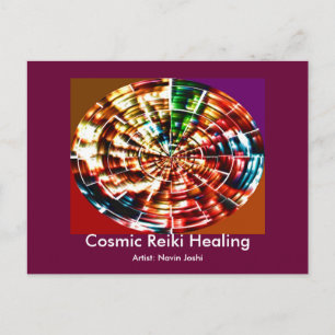 KOSMIC REIKI HEALING POSTKARTE