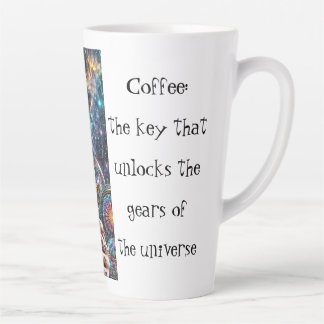 "Kosmic Steampunk Milchtasse