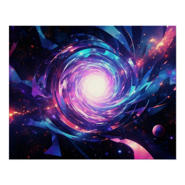Kosmic Vortex Poster (Vorderseite)